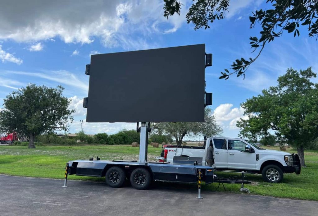 MB 15 LED billboard trailer in Texas 1