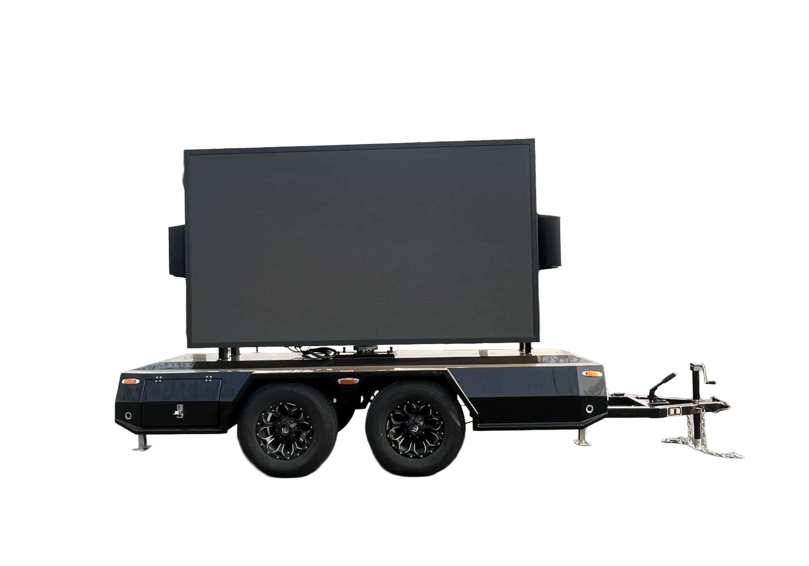 MOBO MB 5D LED screen trailer front photo with side A screen